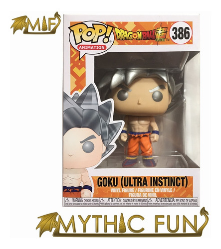 Funko Pop Dragon Ball Super - Goku (ultra Instinct) 386 (Usado)