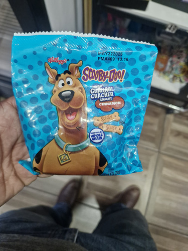 Scooby Doo Baked Graham Cracker Snacks Cinnamon Individu 28g