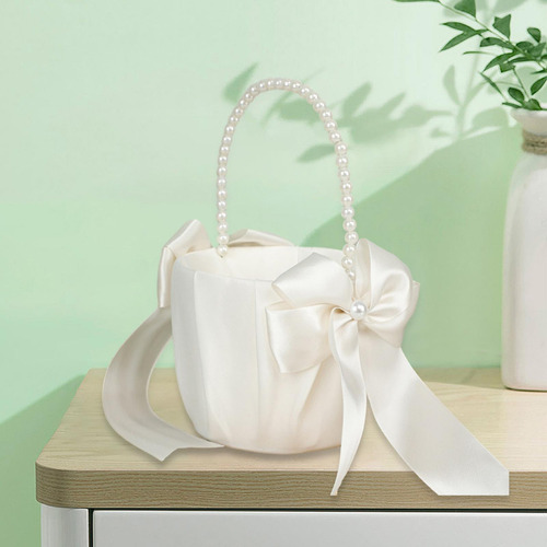 Para Cestas De Boda Para Niñas De Flores, Cesta De Pétalos