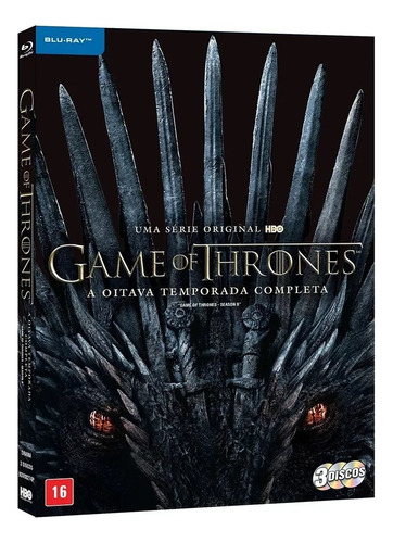 Blu-ray Box - Game Of Thrones 8ª Temporada Completa Dublada