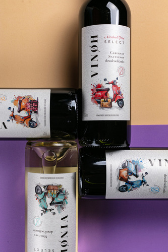 Vinho Sem Álcool Tinto Cabernet Select 750ml - Vinoh