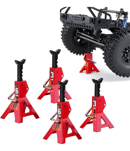 De 4pc Soporte Rc Jack Jack Stand, Accesorio Coche Modelo