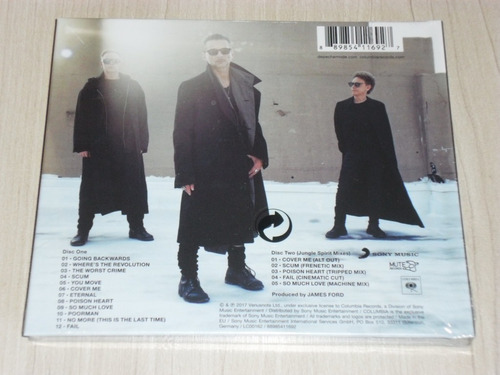 Box Depeche Mode - Spirit (digibook Deluxe 2 Cd's) Lacrado