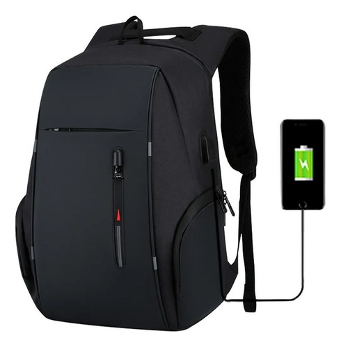 Mochila Antirrobo De Carga Usb Impermeable Portátil Escolar