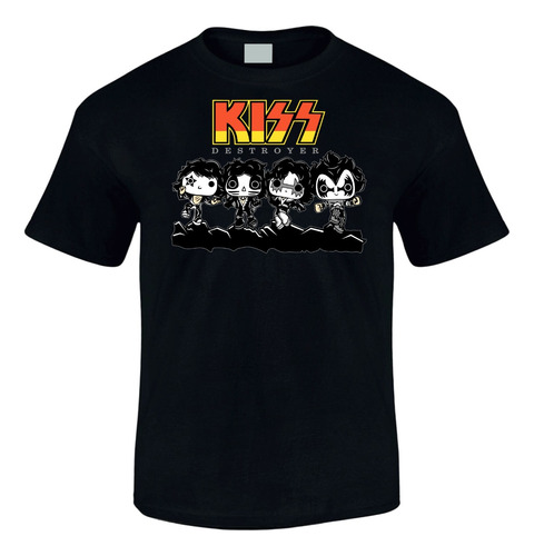 Camiseta Kiss Edicion Black Series