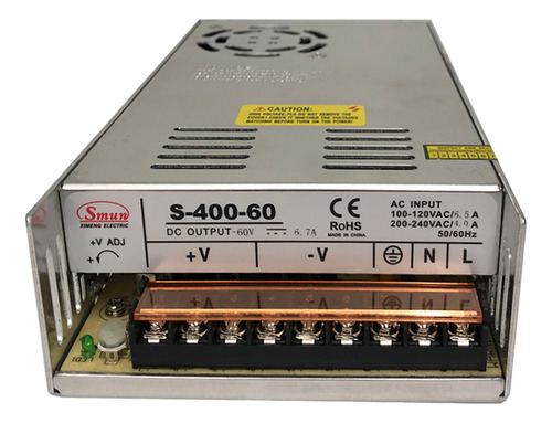 Fuente De Poder 60v 400w S-400-60 Nema 34 Cnc