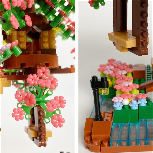 Juegos De Construcción De Árboles De Bonsái De Cerezo, Kit D