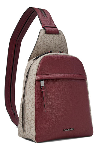 Mochila Calvin Klein Mia Mini Textured Rouge Talla Única