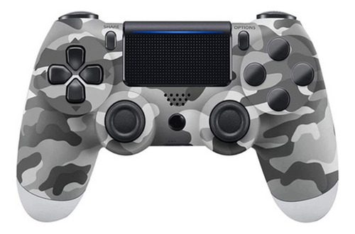 Joystick Compatible Con Playstation 4 Camuflado Gris/camuflado