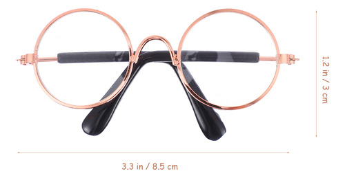 Minigafas De Sol, 2 Unidades, Gafas De Vestir De Aleación