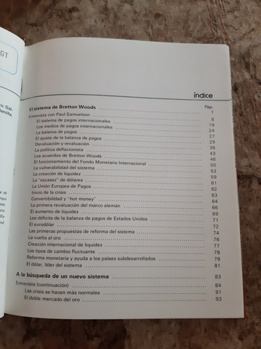 El Sistema Monetario Internacional Biblioteca Salvat (Usado)