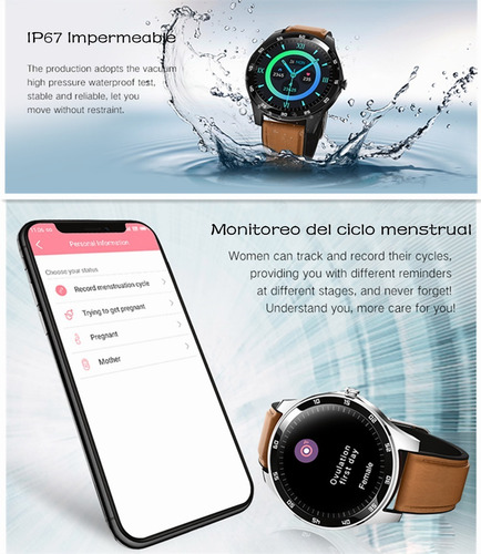 Imagen 7 de 9 de Reloj Inteligente Con Bluetooth,1.3'' Pulsera Deportiva Ip67