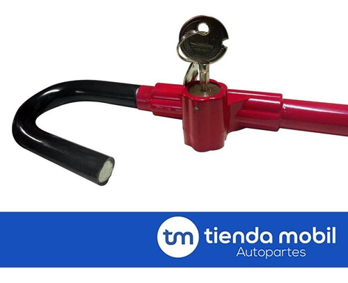 Imagen 3 de 12 de Trabavolante Antirrobo Traba Volante Pedal Auto