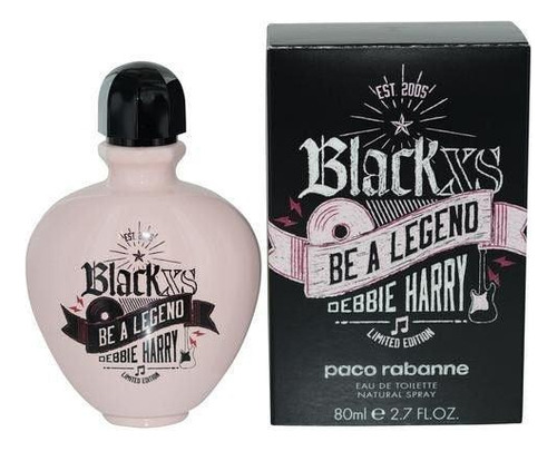 Perfume Mujer Black Xs Be A Legend Edt 80ml Edicion Limitada