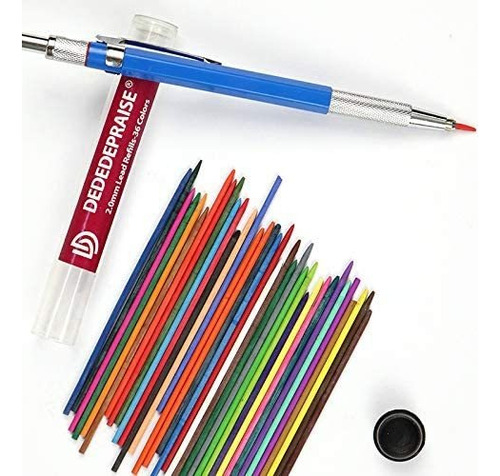 Minas De Repuesto De Colores Para Lapiz Mecanico 2.0 Mm X