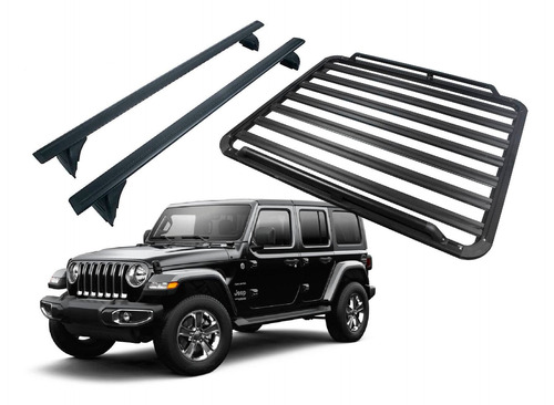 Barras Canastilla Portaequipaje Jeep Jl Jk 07-presente Torus