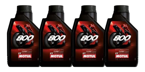 Aceite De Motor A Gasolina 2 Tiempos Motul 800 4pz