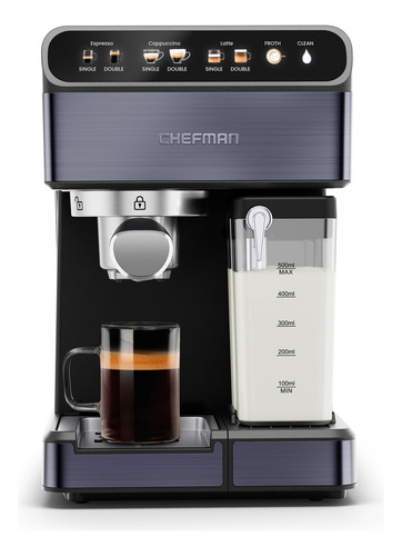 Chefman Máquina Espresso Automática 1.8l Color Negro