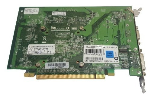 Placa De Vídeo Geforce 9400gt 1gb Ddr2 Defeito (Usado)