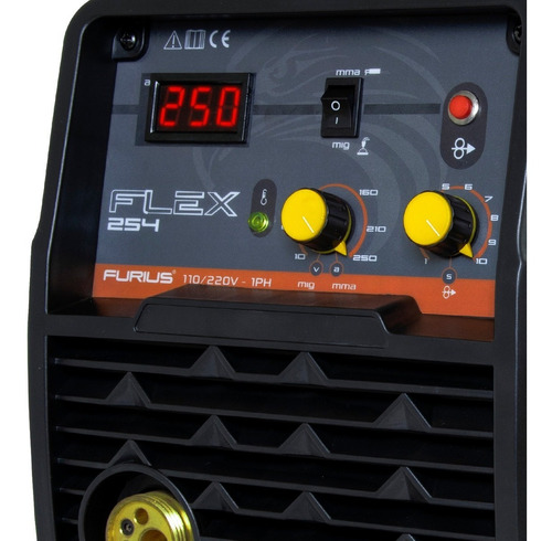 Imagen 3 de 3 de Soldadora Inversora Microalambre Electrodo 250a 110/220v