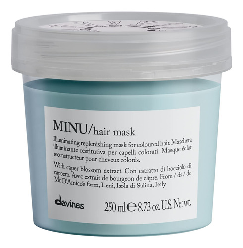 Davines Minu Mascarilla Para El Cabello, 8.45 Fl Oz