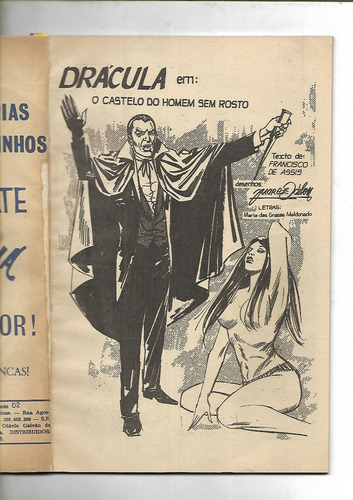 Almanaque Do Dracula Nº 5-a Editor Taika 1976 J.odilon Leia (Usado)