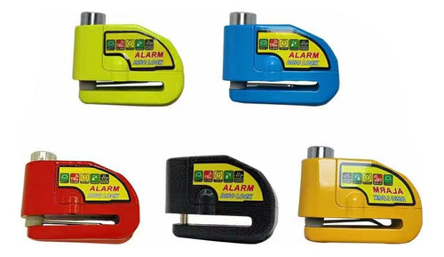 Cerradura De Freno De Disco De Alarma De Motocicleta, Cerrad