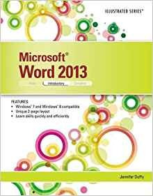 Microsoft Word 2013 Illustrated Introductory