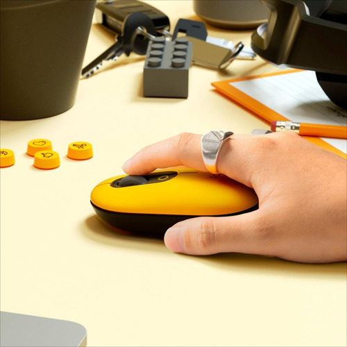 Imagen 6 de 10 de Mouse Inalámbrico Logitech Pop Óptico 4000 Dpi - Cover Co