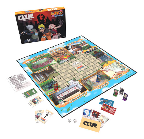 Jogo De Tabuleiro Usaopoly Clue: Naruto | Solve Mystery 2-6