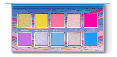 Paleta De Sombras Horoscope Collection Kara Beauty Sombra Acuario