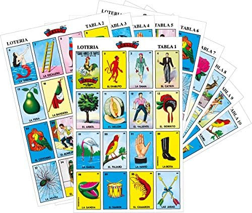Paquete De 2 Juego De Lotería Jumbo Mexicana Don Clemente, 2