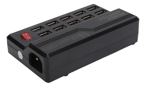 Cargador Inteligente Usb De 10 Puertos Y 12 A, Estación De C