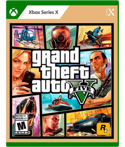 Grand Theft Auto 5 Gta V Xbox Series X Juego Físico Sellado