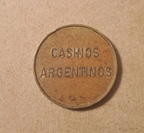 Ficha Casinos Argentinos Ceca Santiago. (Usado)