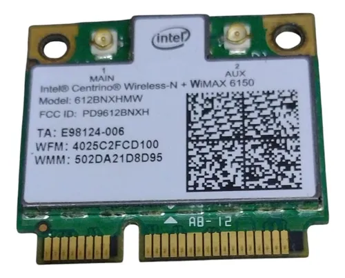 comprar Placa De Red Wifi Notebook Exo Br 40ii7 Testeado