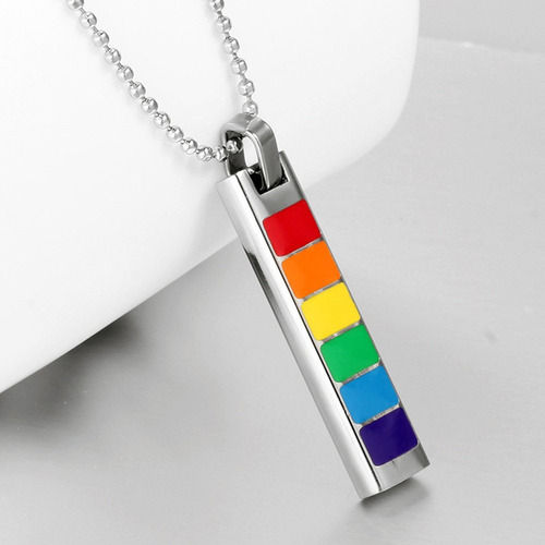 Y Pulsera + Collar Colgante Arcoiris Gay Lesbiana Lgbt Pride