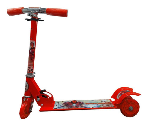 Scooter Para Niño De 3 Ruedas Avengers Rojo T364264