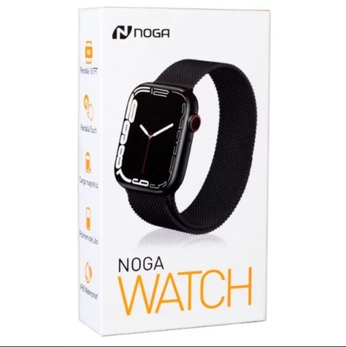 Imagen 2 de 2 de Smart Watch Noga Ng-sw11 Malla Metal