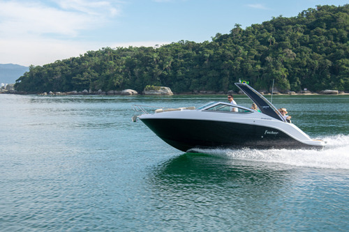Barco Crucero Fibra Fort 242 Gtc Camarote Trailer Mercury