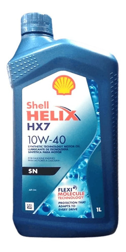 Aceite Semisintetico Shell Helix 10w40 Hx7 Original Sellado