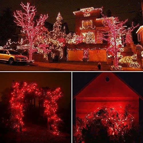 Luces De Hadas Rojas Compatibles Con Er Chen