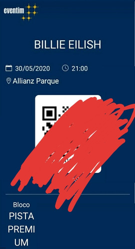 Ingressos Meia Entrada Premium Billie Eilish