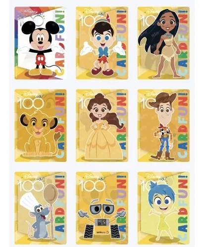 Disney 100 Oficial: Card Fun Joyful Trading Card - Lite Box