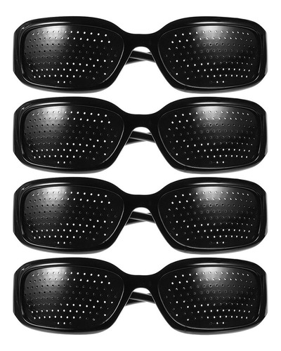 Rox Gafas De Sol Estenopeicas Portátiles De 4 Piezas, Gafas