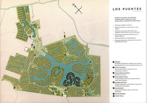 Imagen 1 de 4 de Lote En Venta. Los Puentes, Nordelta. 905 M2 Al Agua Próxima Entrega