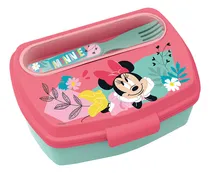 Comprar Sandwichera Rectangular Y Cubiertos Minnie Mouse