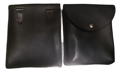 Cartuchera De Cuero Policía O Militar 20cm (Usado)