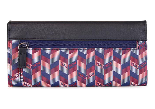 Billetera De Mujer Catar Azul-rojo Nautica