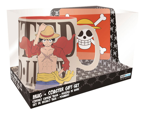 Taza De One Piece-luffy Mug/coaster Gift Set